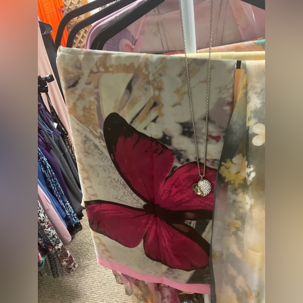 Butterfly scarf